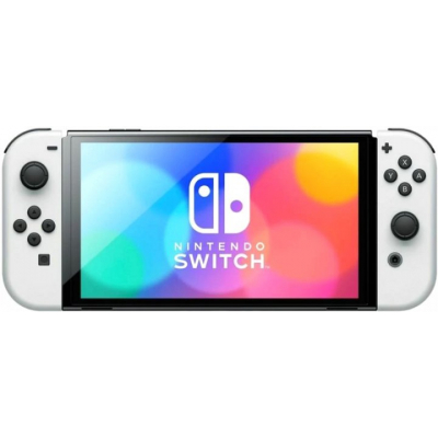 Ігрова консоль Nintendo Switch OLED (біла) (045496453435)