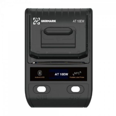 Принтер етикеток UKRMARK AT 10EW USB, Bluetooth, NFC, black (UMAT10EW)