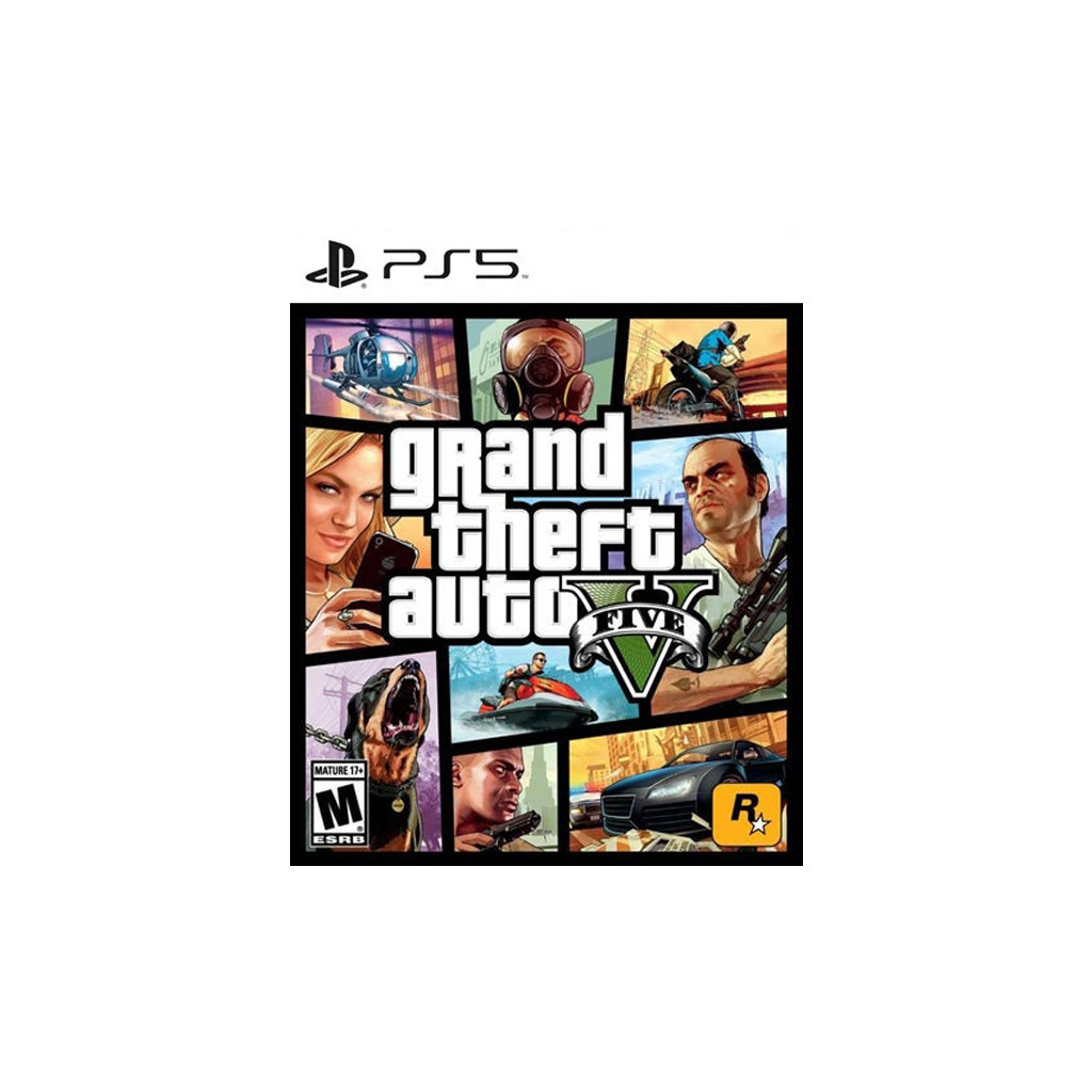 Гра Sony Grand Theft Auto V PS5 [Blu-Ray диск} (5026555431842)