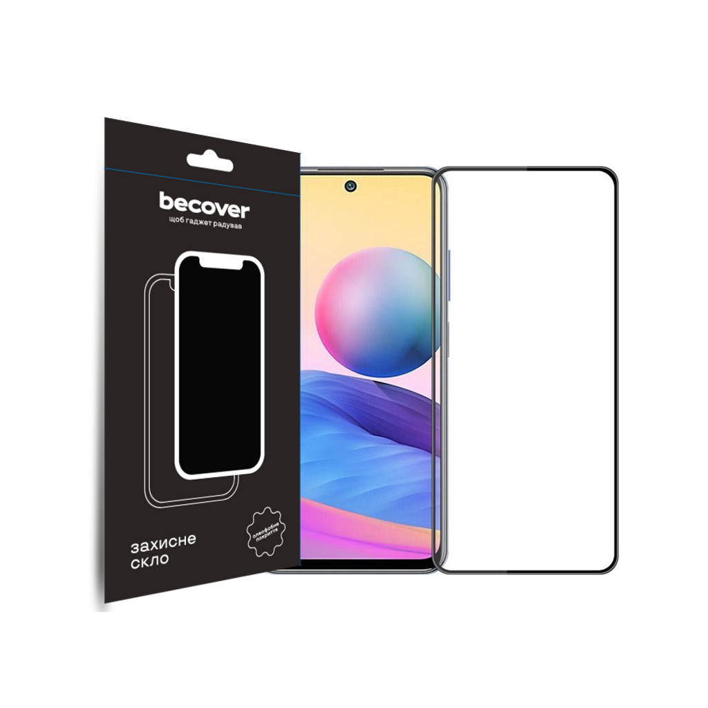 Скло захисне BeCover Xiaomi Redmi Note 12/Xiaomi Poco X5 Black (708783)