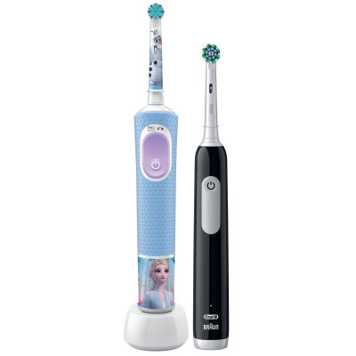 Електрична зубна щітка Oral-B Pro Series 1 + Oral-B Pro Kids «Крижане серце» (8006540784372)