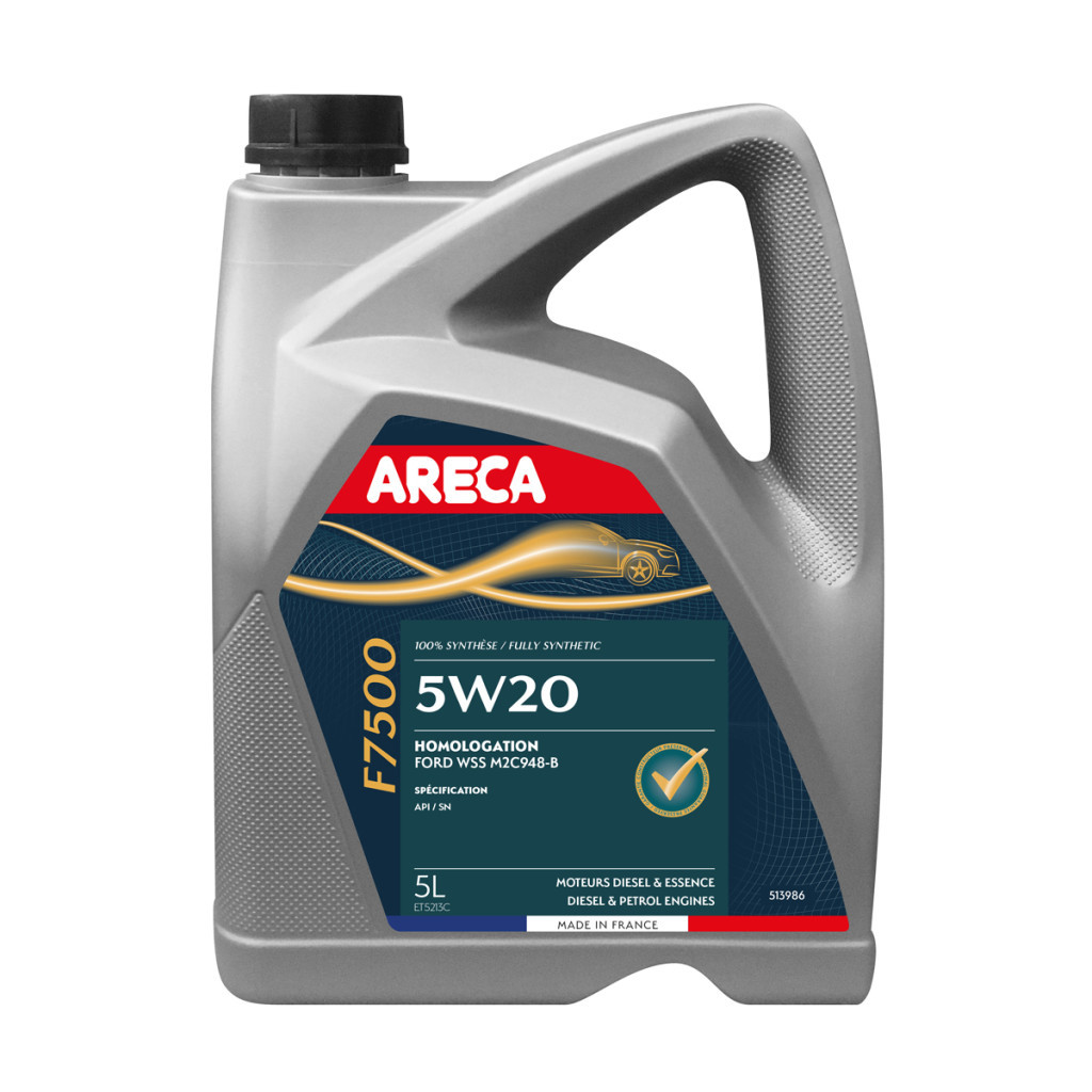 Моторна олива Areca F7500 5W-20 EcoBoost 5л (51398)