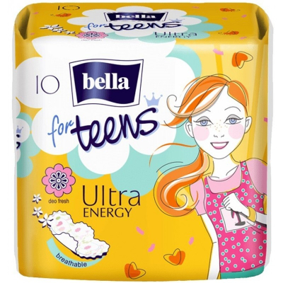 Гігієнічні прокладки Bella For Teens Ultra Energy 10 шт. (5900516302405)