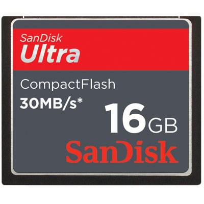 Карта пам'яті SanDisk 16Gb Compact Flash Ultra (SDCFH-016G-U46)