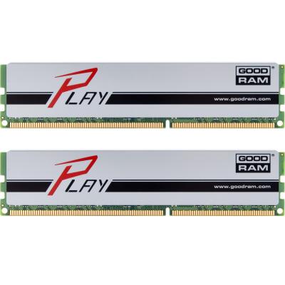 Модуль пам'яті для комп'ютера DDR3 8GB (2x4GB) 1600 MHz PLAY Silver Goodram (GYS1600D364L9S/8GDC)