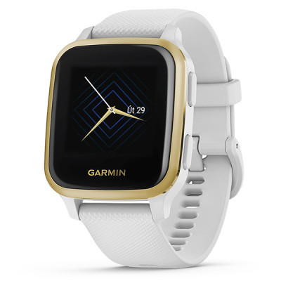 Смарт-годинник Garmin Venu Sq, White/Light Gold (010-02427-11)