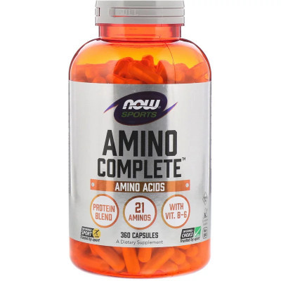 Амінокислота Now Foods Аміно Комплекс, Sports, Amino Complete, 360 капсул (NOW-00013)