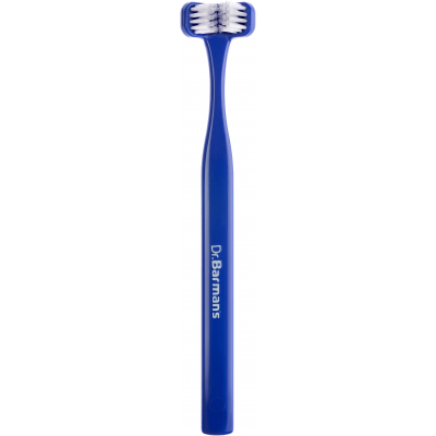 Зубна щітка Dr. Barman's Superbrush Regular Тристороння М'яка Синя (7032572876212-dark-blue)