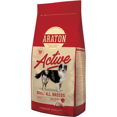 Сухий корм для собак ARATON Active Adult-All Breeds 15 кг (ART45634)