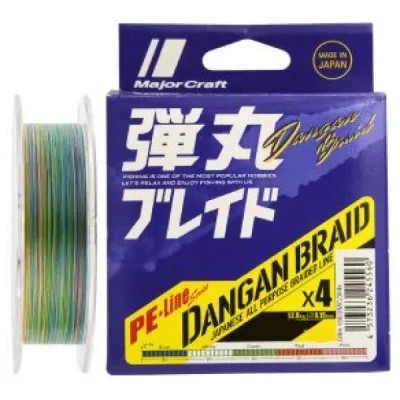 Шнур Major Craft Dangan Braid X8 150m MultiCam 0.6/0.06mm 14lb/5.2kg (772.73.50)