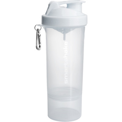 Шейкер спортивний SmartShake Slim 500ml Pure White (10253301)