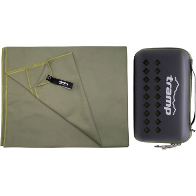 Туристичний рушник Tramp з мікрофібри в чохлі Pocket Towel 75х150 XL Army-green (UTRA-161-XL-army-green)