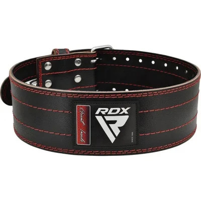 Атлетичний пояс RDX для пауерліфтингу RD1 шкіряний Red L (WPB-RD1R-L)