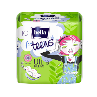 Гігієнічні прокладки Bella For Teens Ultra Relax 10 шт. (5900516302375)