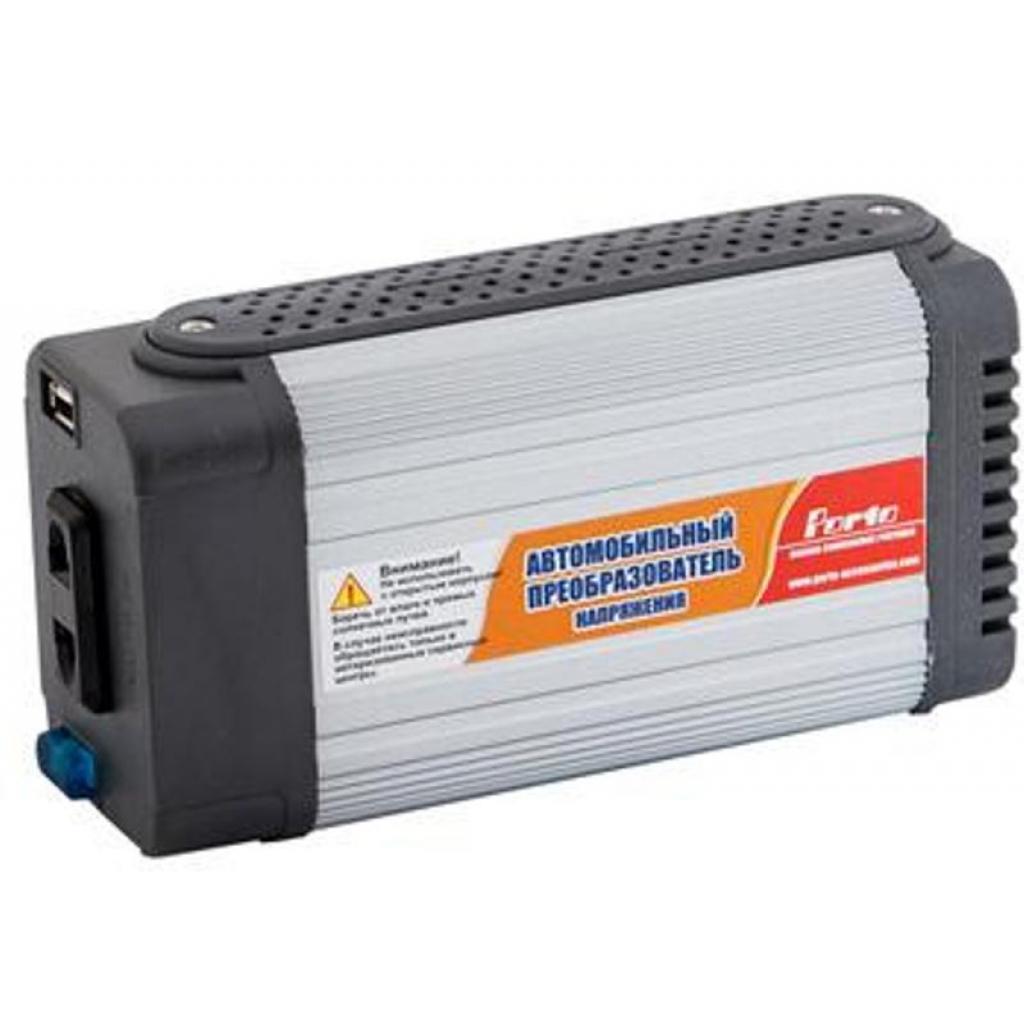 Адаптер автомобільний 12V/220V!!! Porto 150W (HTE150-12)