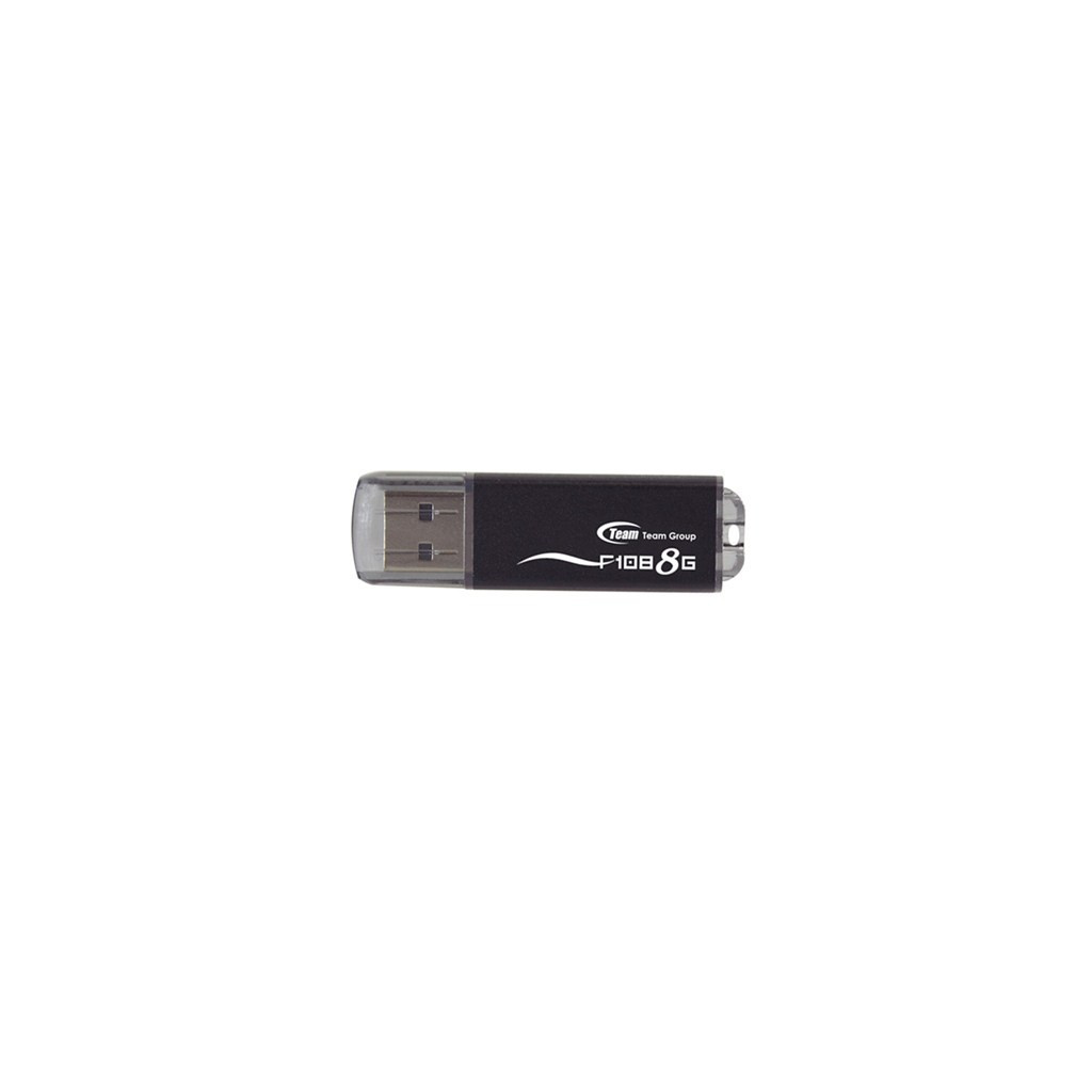 USB флеш накопичувач Team 8Gb F108 black (TF1088GB01 / TG008GF108BX)