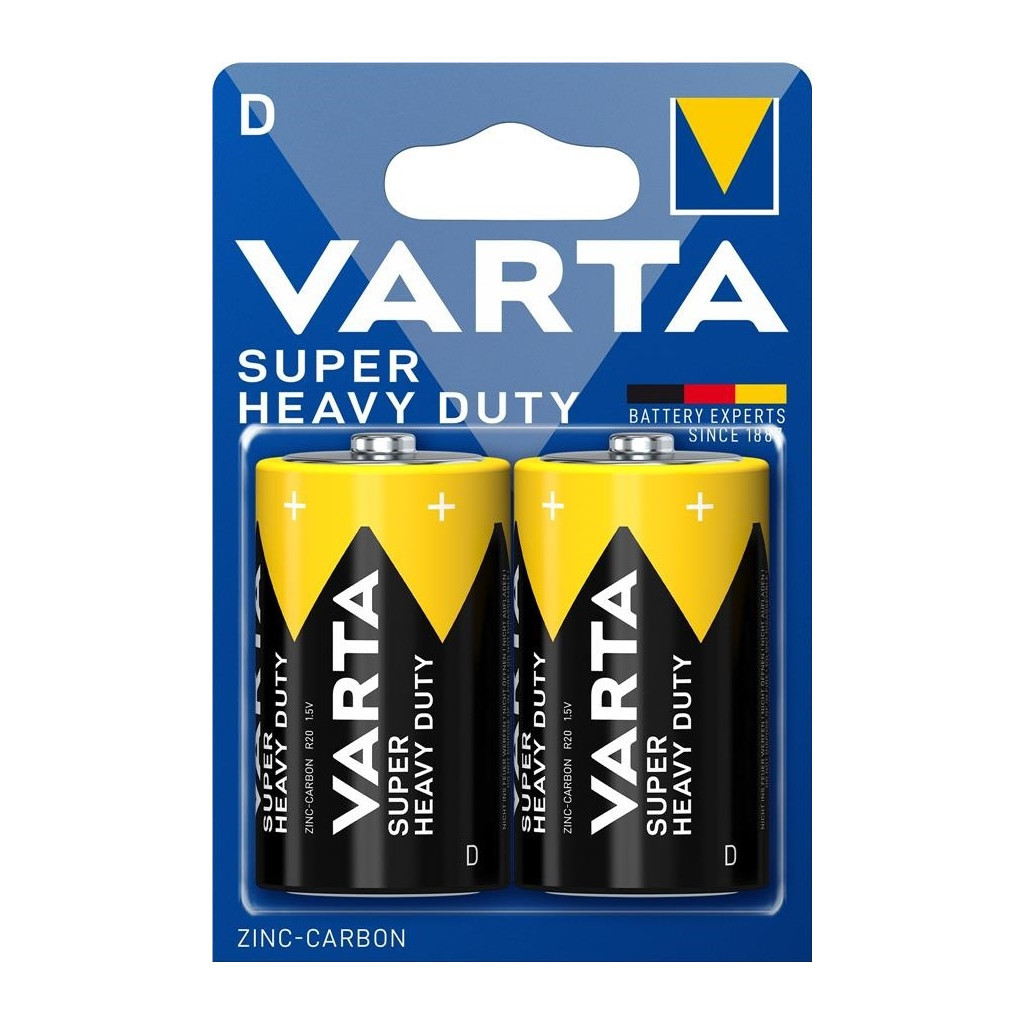 Батарейка Varta D Suprelife Carbon-Zinc * 2 (02020101412)