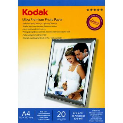 Фотопапір Kodak A4 Ultra Premium Photo Paper - Super Gloss 270gsm 20л (5740-816)