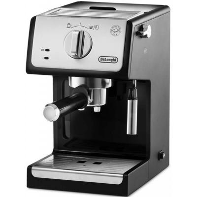 Ріжкова кавоварка еспрессо DeLonghi ECP 33.21 BK Silver