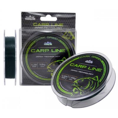 Волосінь Fishing ROI Carp Line Dark Green 350м 0,37мм 15.80кг (152-6-37)