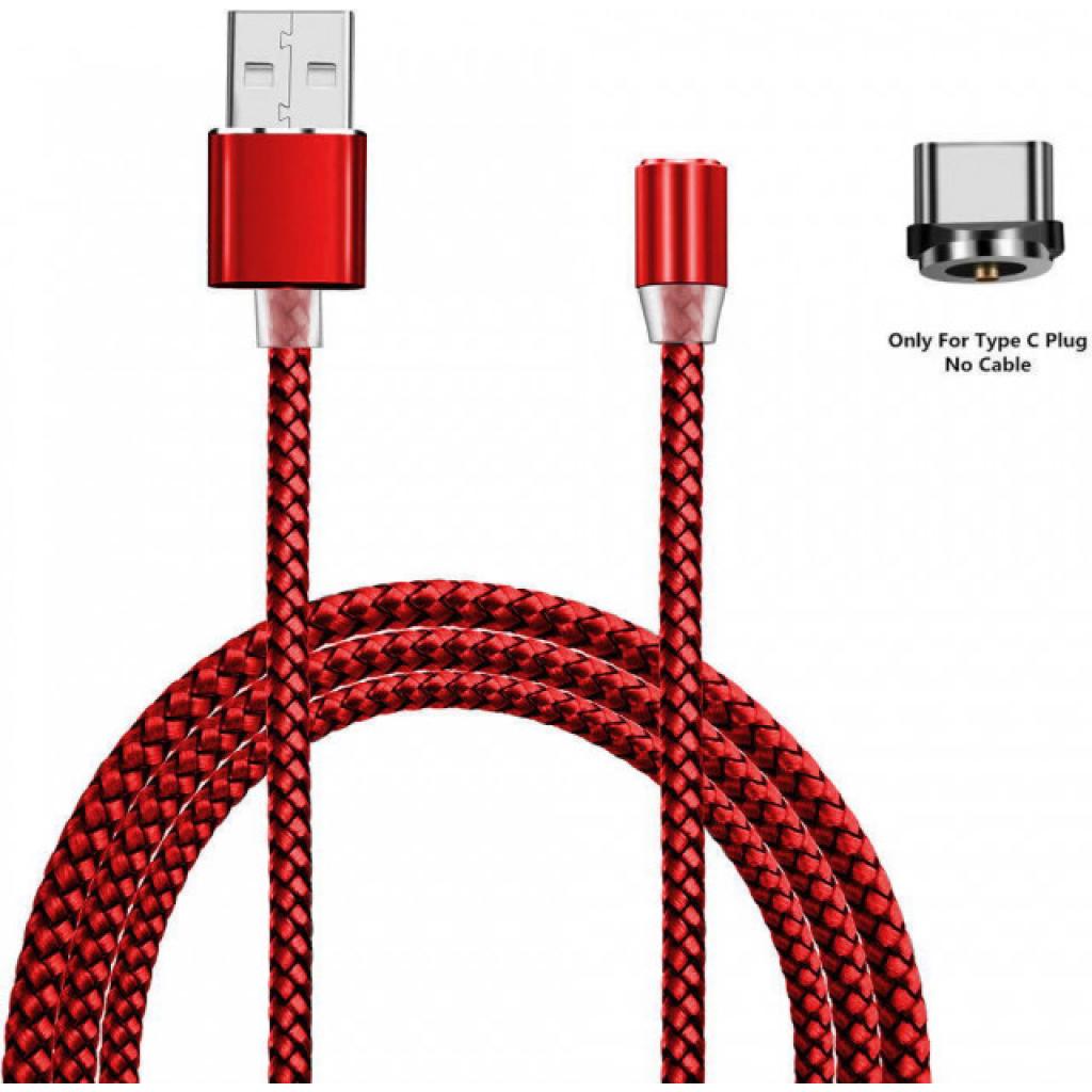 Дата кабель USB 2.0 AM to Type-C 1.2m Magneto red XoKo (SC-355a MGNT-RD)