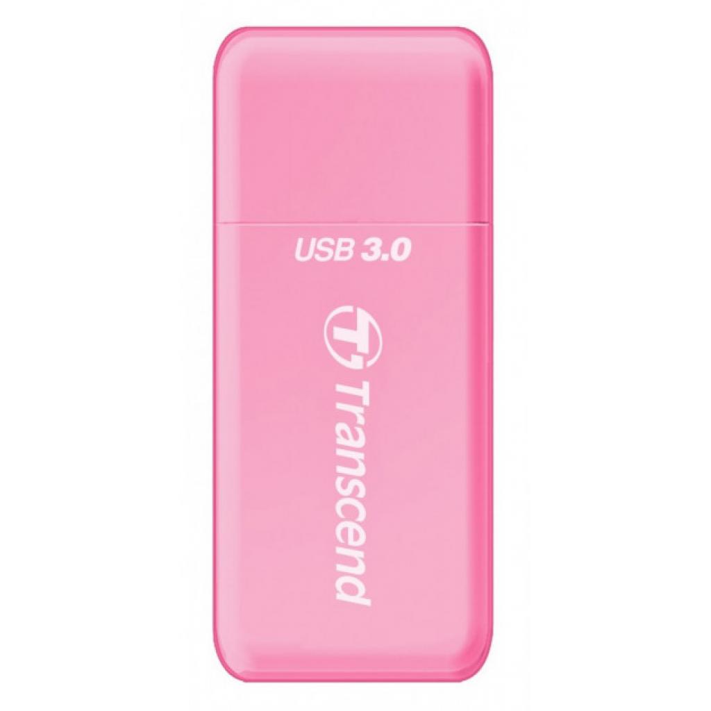 Зчитувач флеш-карт Transcend USB 3.0/3.1 Gen 1 Pink (TS-RDF5R)