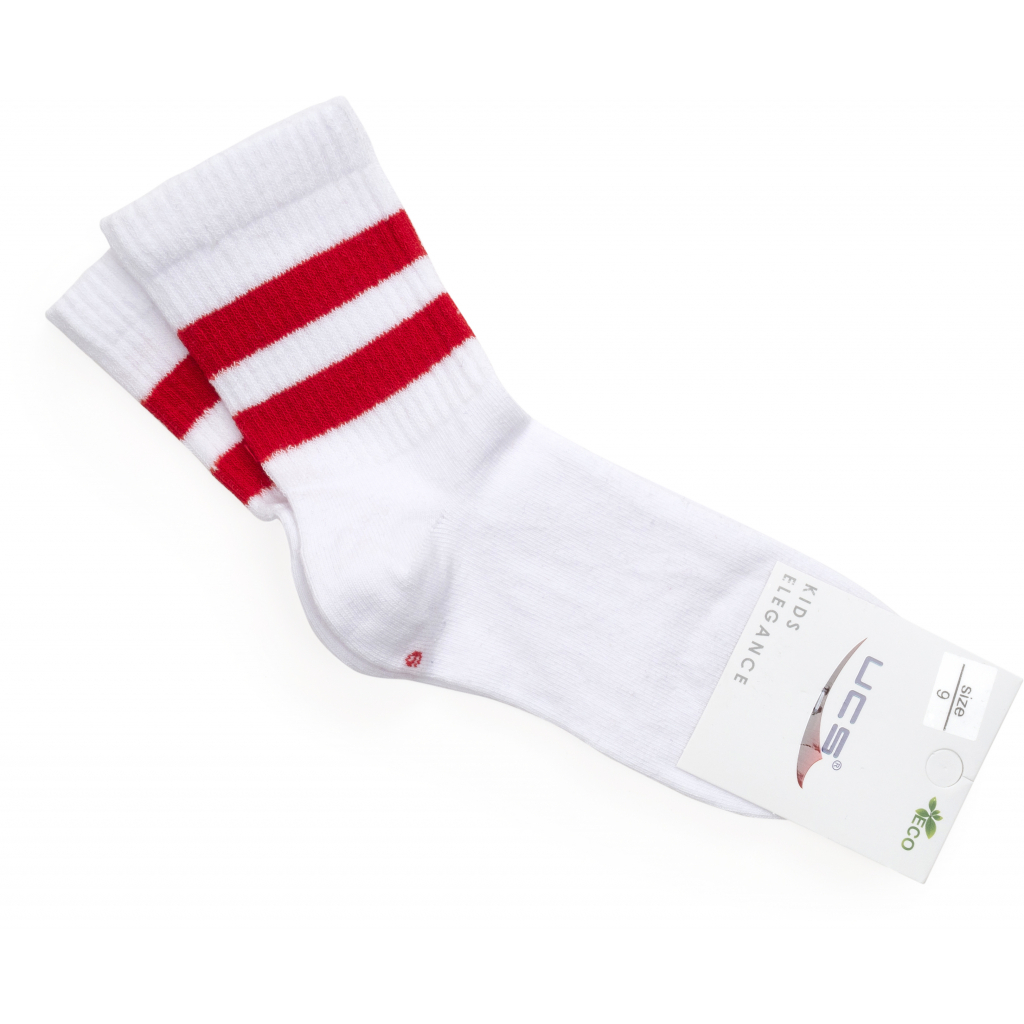 Шкарпетки UCS Socks зі смужками (M0C0101-2298-7-white)