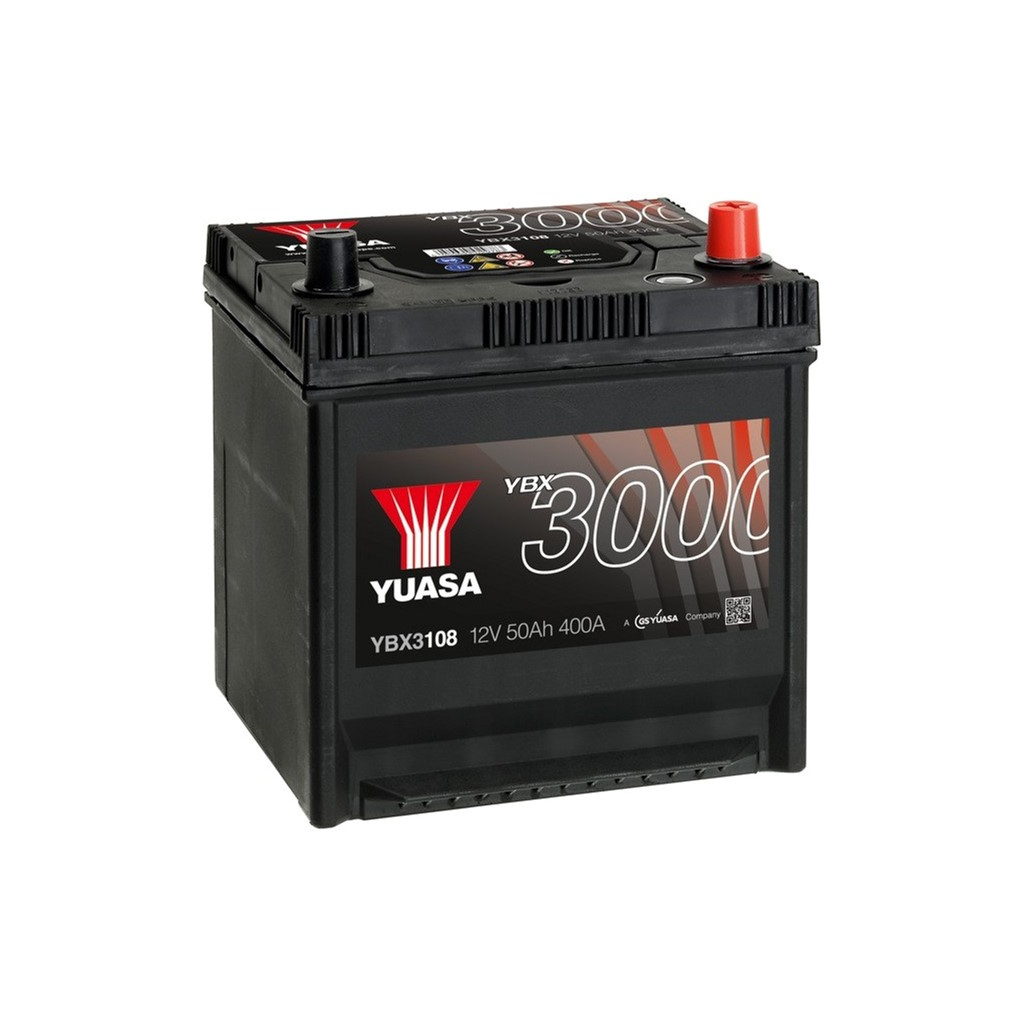 Акумулятор автомобільний Yuasa 12V 50Ah SMF Battery (YBX3108)