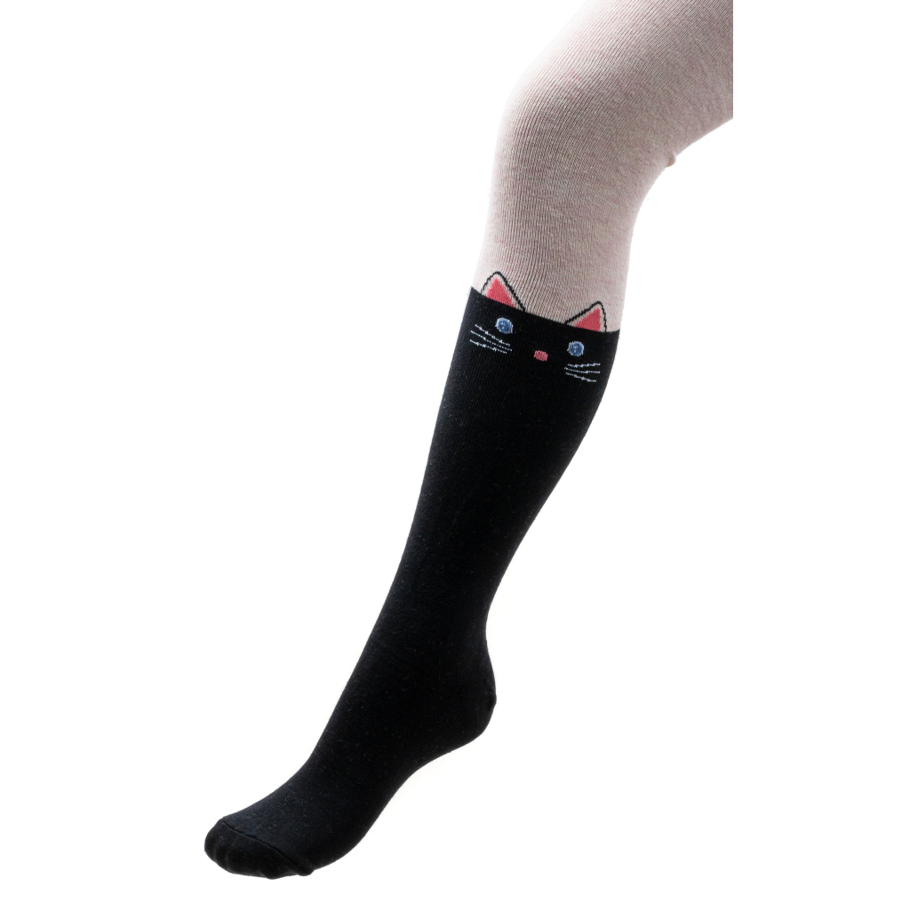 Колготки UCS Socks з котиками (M0C0301-1196-9G-pinkblack)