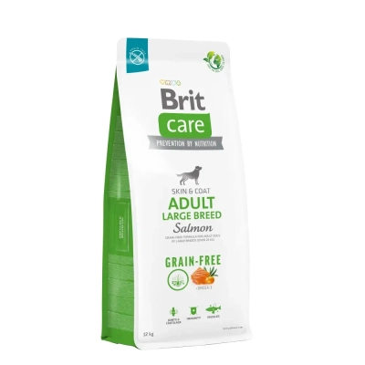 Сухий корм для собак Brit Care Dog Grain-free Adult Large Breed беззерновий з лососем 12 кг (8595602558896)