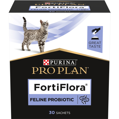 Пробіотична добавка для тварин Purina Pro Plan FortiFlora Feline Probiotic 30х1 г (8445290040794)