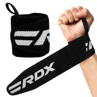 Бинт для спорту RDX для зап'ястя W2 Gym Wrist Wraps Black Pro (WAH-W2B)