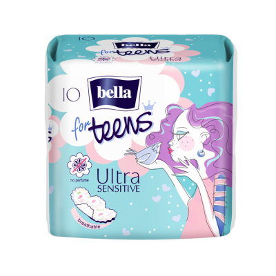 Гігієнічні прокладки Bella For Teens Ultra Sensitive 10 шт. (5900516302344)