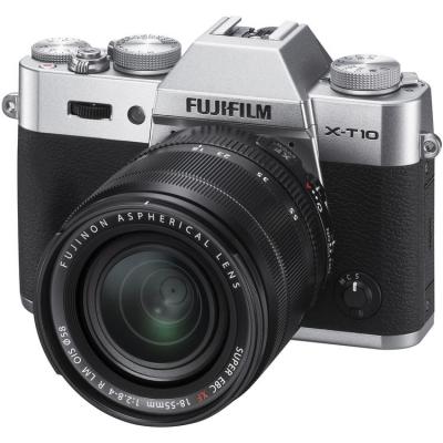 Цифровий фотоапарат Fujifilm X-T10 + XF 18-55mm F2.8-4R Kit Silver (16471457)