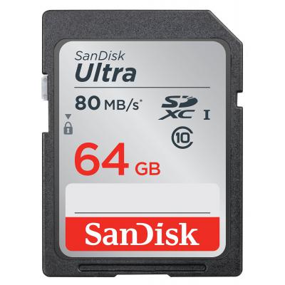 Карта пам'яті SanDisk 64GB SDXC Class 10 UHS-I (SDSDUNC-064G-GN6IN)