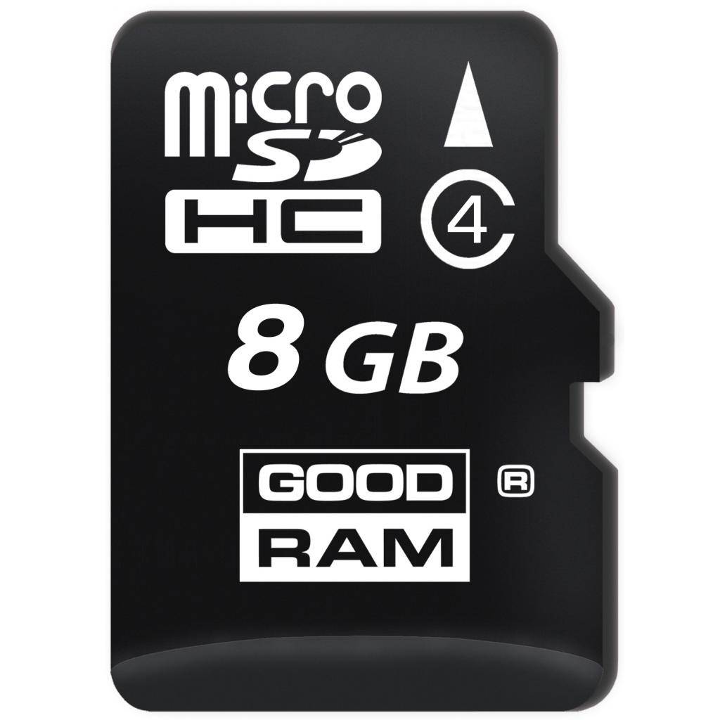 Карта пам'яті Goodram 8GB microSDHC Class 4 (SDU8GHCGRR10)