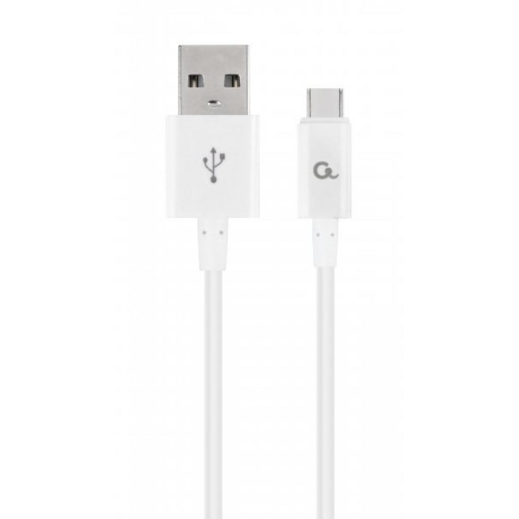 Дата кабель USB 2.0 AM to Type-C 2.0m Cablexpert (CC-USB2P-AMCM-2M-W)