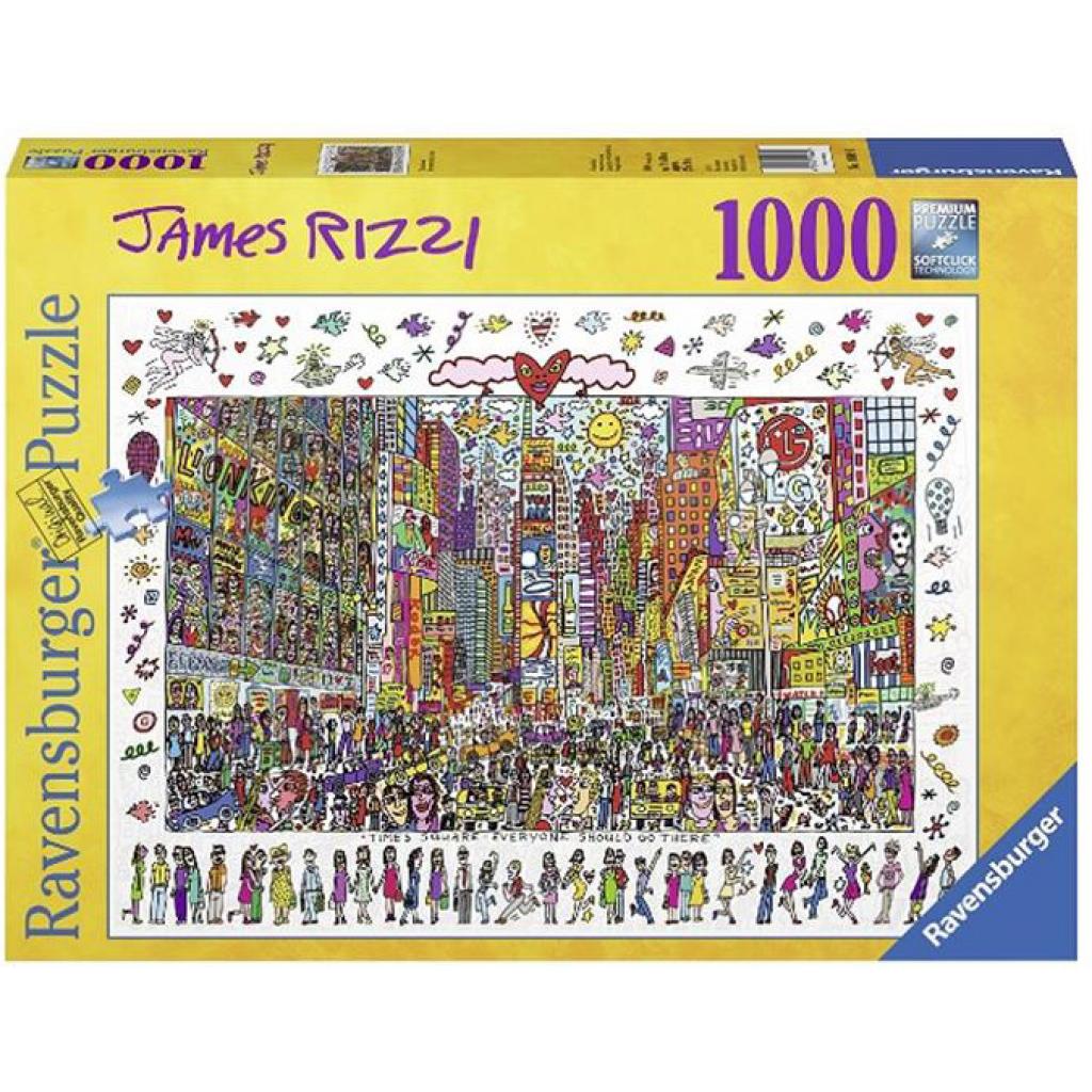 Пазл Ravensburger Джеймс Річчі. Таймс-сквер 1000 елементів (RSV-190690)