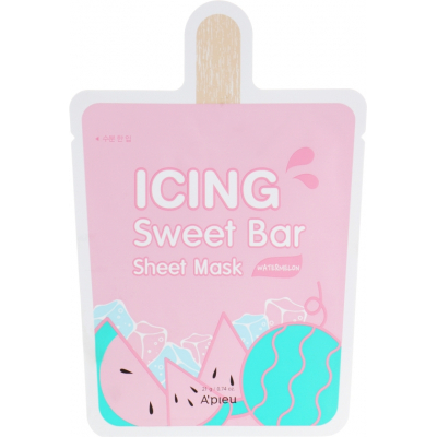 Маска для обличчя A'pieu Icing Sweet Bar Sheet Mask Watermelon кавун 21 г (8809530047712)