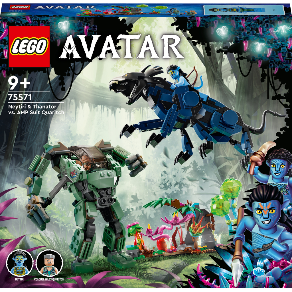 Конструктор LEGO Avatar Нейтірі та Танатор проти Куарітча у скафандрі УМП 560 деталей (75571)