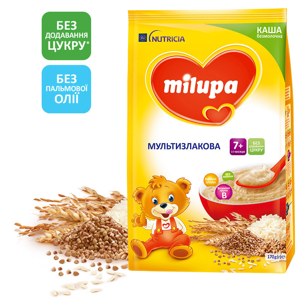 Дитяча каша Milupa Мультизлакова 170 г (5900852930034)