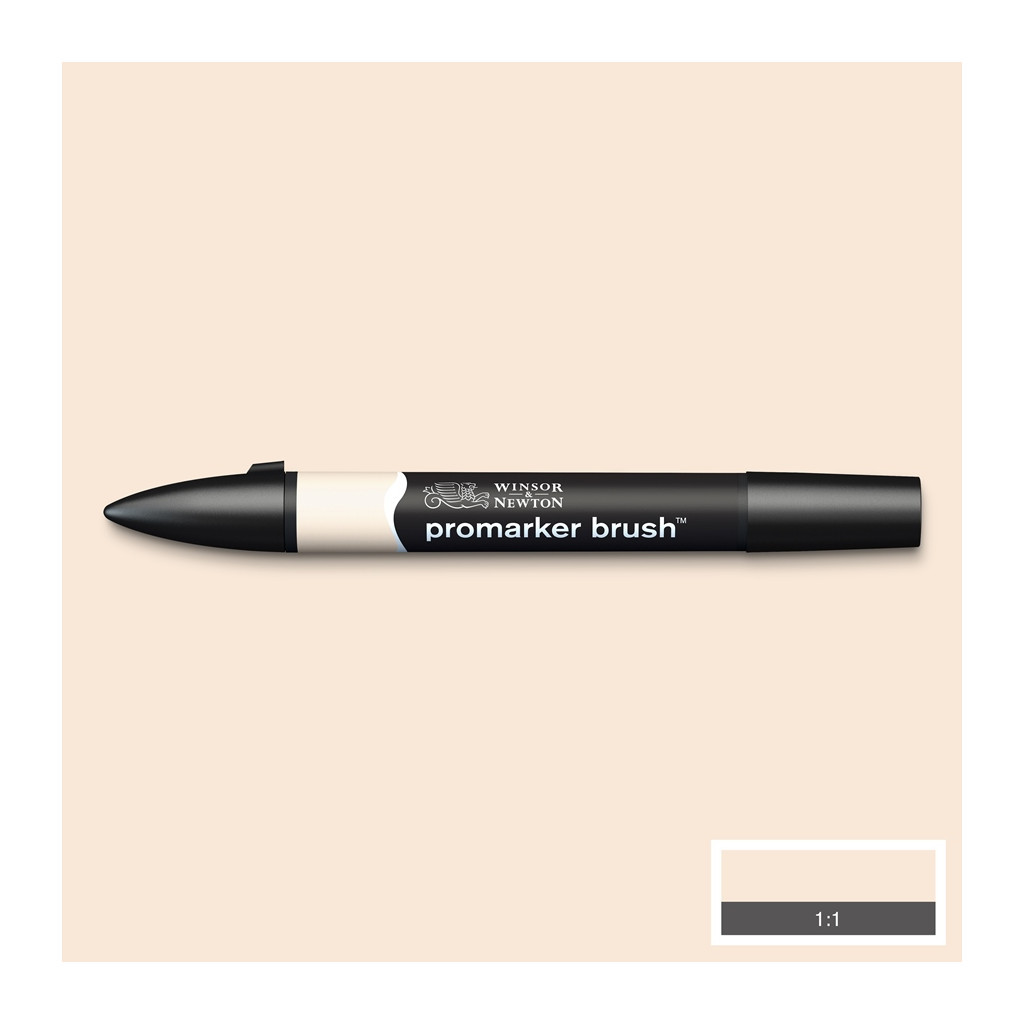 Маркер Winsor&Newton двосторонній Brushmarker, (O819) Мигдальний (884955042755)