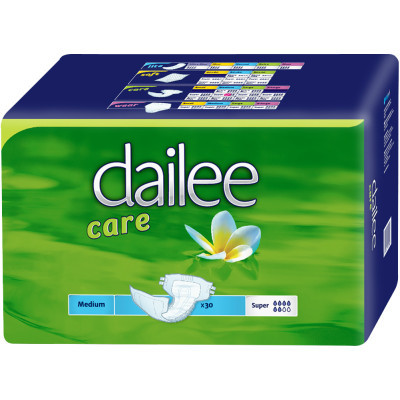 Підгузки для дорослих Dailee Super Medium 30 шт (8595611621826)