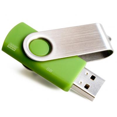 USB флеш накопичувач Goodram 8GB Twister Green USB 2.0 (PD8GH2GRTSBG)