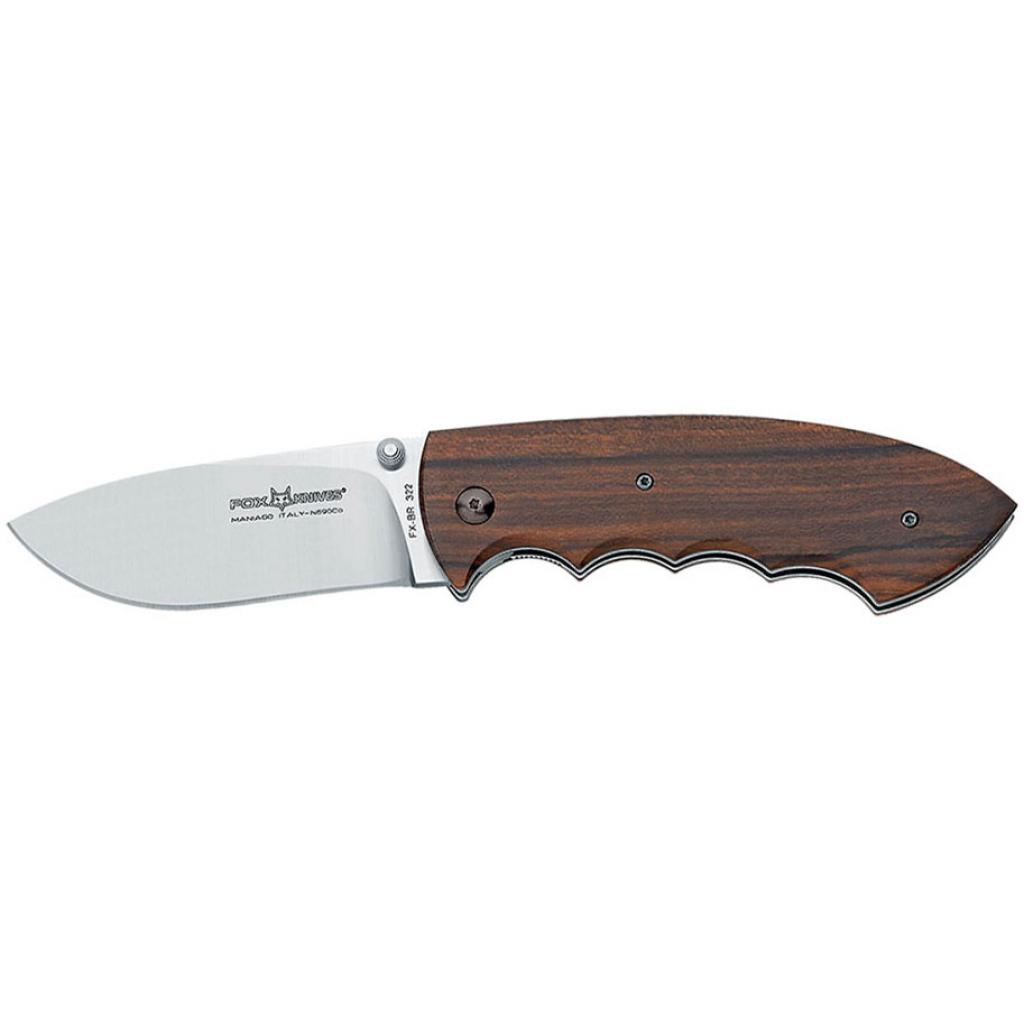 Ніж Fox Hunting Knife Ziricote Wood Handle (FX-BR322)