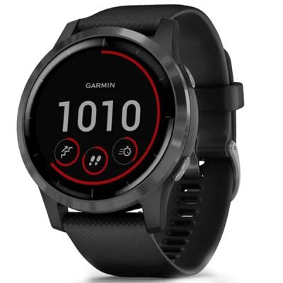 Смарт-годинник Garmin vivoactive 4, Black with Slate Hardware (010-02174-13)