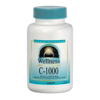 Вітамін Source Naturals Вітамін С-1000, Wellness, 100 таблеток (SN1032)