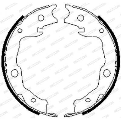 Гальмівні колодки FERODO FSB4035
