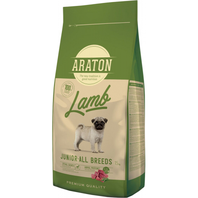 Сухий корм для собак ARATON Lamb Junior All Breeds 3 кг (ART45966)