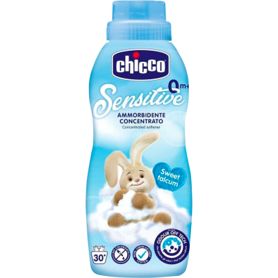 Кондиціонер для білизни Chicco Sensitive Sweet Talcum пом'якшувач тканин 750 мл (8058664103126)